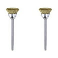 thumbnail image 2 of Dremel Genuine OEM Replacement 1/2" Brass Brushes, 2 Pack, 536-02, 2 of 3