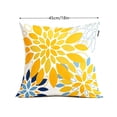 thumbnail image 2 of Tropical Green Leaf Cushion Cover Square Decorative Pillow Case Home, 2 of 3