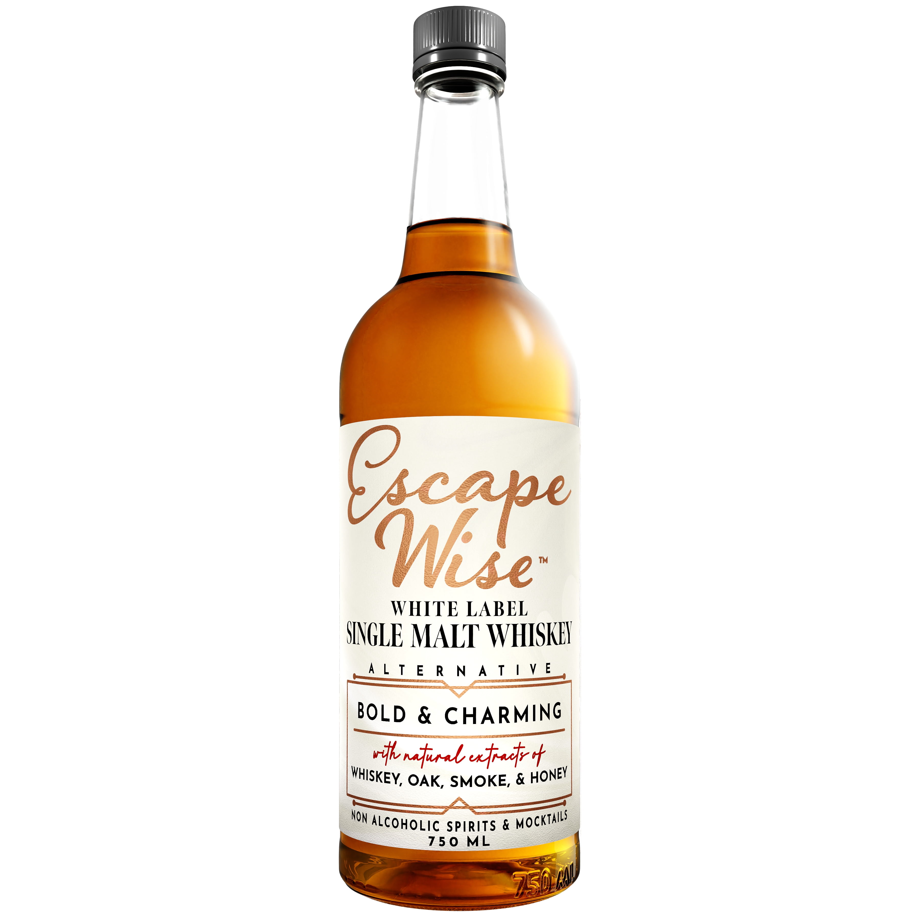 White Label Single Malt Non-Alcoholic Whiskey Spirit