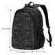 thumbnail image 5 of Disketp Black Scientific Mochila de Viaje Estampada para Laptop con Puerto de Carga USB, Mochila Impermeable para Computadora – Regalo para Hombres y Mujeres, 5 of 7