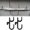 E, variant on QINHEII Car Seat Hook, Umbrella Holder For Top Tether, Multifunctional Back Of Seat Organizer No Noise