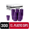 thumbnail image 1 of Exquisite Gobelets Jetables 12 oz - 300 Gobelets en Plastique Robustes - Violet, 1 of 9