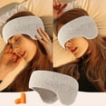 thumbnail image 3 of Warm Outdoor Soundproof Sleep Earmuffs - Mink-Like Hair, Adjustable, Ergonomic, Reduces Noise, 2-in-1 (Eye Shade+Ear Cover), for Sleep/Study/Travel (Unisex), 3 of 3
