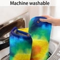 thumbnail image 5 of Colorful Rainbow Tie Dye Spiral Pattern Bathroom Rugs Mat,Non Slip Microfiber Bathroom Rug,Rubber Backing,Soft Bathroom Mats for Bathroom Floor,Tub and Shower,60x24in(150x60cm), 5 of 5