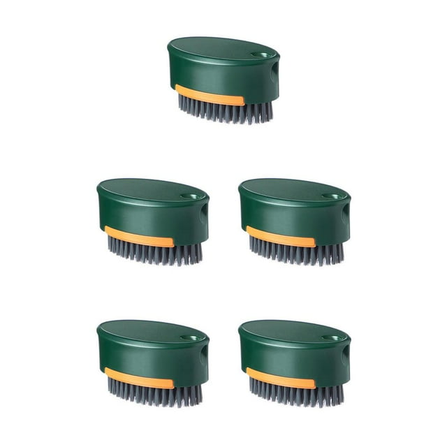 Monstrate Cepillo de limpieza Zapatos de doble cara Gancho para fregar la palma Polvo doméstico Agarre reutilizable Fregado Estropajo Verde Type2 NO2 Monstrate CBP294750
