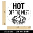 thumbnail image 2 of Hot Off the Nest Egg Chicken Rubber Stamp - Mini 1/2 Inch, 2 of 7