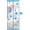 Blue, variant on 35 * 83 In Door mesh Screen with Magnet, Fly Hanging Temporary Magic Patio mesh Magnetic Screen Door mesh Front Door, Back French Mosquito Bug Door Screen net Cover Curtain Doorway