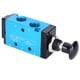 thumbnail image 4 of Hand Control Push Valve Aluminum Alloy 2-Position 3-Way 4R210-08 1/4in Air Component, 4 of 5