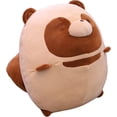 thumbnail image 1 of Raccoon Plush Pillow, Raccoon Stuffed Animal with Big Tail, Raccoon Plush Toy, C, 1 of 5