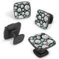 thumbnail image 2 of 4 Pcs Cabinet Handle Drawer Pulls Baseball Knobs with Screws Square Furniture Office Cabinet Knob Decoration, 2 of 7