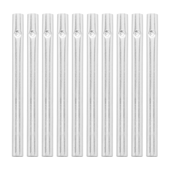MOKKHNB 10Pcs Rust Resistant Aluminum Wind Chime Tubes for Handmade Outdoor and Indoor Pendants