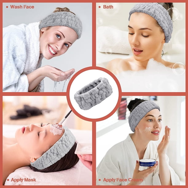 Diadema De Maquillaje, Conjunto De Muñequera Para Mujeres Y Niñas