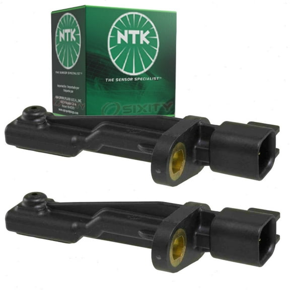 2 pc NTK Rear ABS Wheel Speed Sensors compatible with Jeep Wrangler 2007-2017