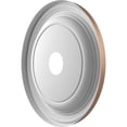 thumbnail image 4 of Ekena Millwork 19"OD x 3 1/2"ID x 1 1/2"P Traditional Thermoformed PVC Ceiling Medallion (Fits Canopies up to 11 1/2"), Aged Copper, 4 of 5