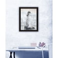thumbnail image 2 of Trendy Decor 4U "Lighthouse" Framed Wall Art, Modern Home Décor Black Framed Print for Living Room, Bedroom & Farmhouse Wall Decoration by Bluebird Barn 18"x14", 2 of 2
