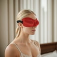 thumbnail image 2 of Unique Bargains 1 Pc Elastic Band 3D Sleep Mask Soft 3D Eye Shade Cover for Rest for Travel Red, 2 of 6