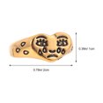 thumbnail image 4 of MasteelfCA 2Pcs Adorable Finger Rings Adjustable Rings Open Finger Rings (Assorted Color), 4 of 8