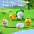 thumbnail image 7 of 5Pc Multifunctional Resins Duck Miniature Sculpture Tabletop Shelf Decors Cartoon Animal Figurines Home Office Ornaments, 7 of 7