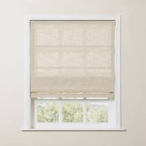 TWOPAGES Blackout Blinds Cordless Linen Blend Shade for Bedroom Hardware Included, 1 Piece, 33Wx64L, Sand Beige