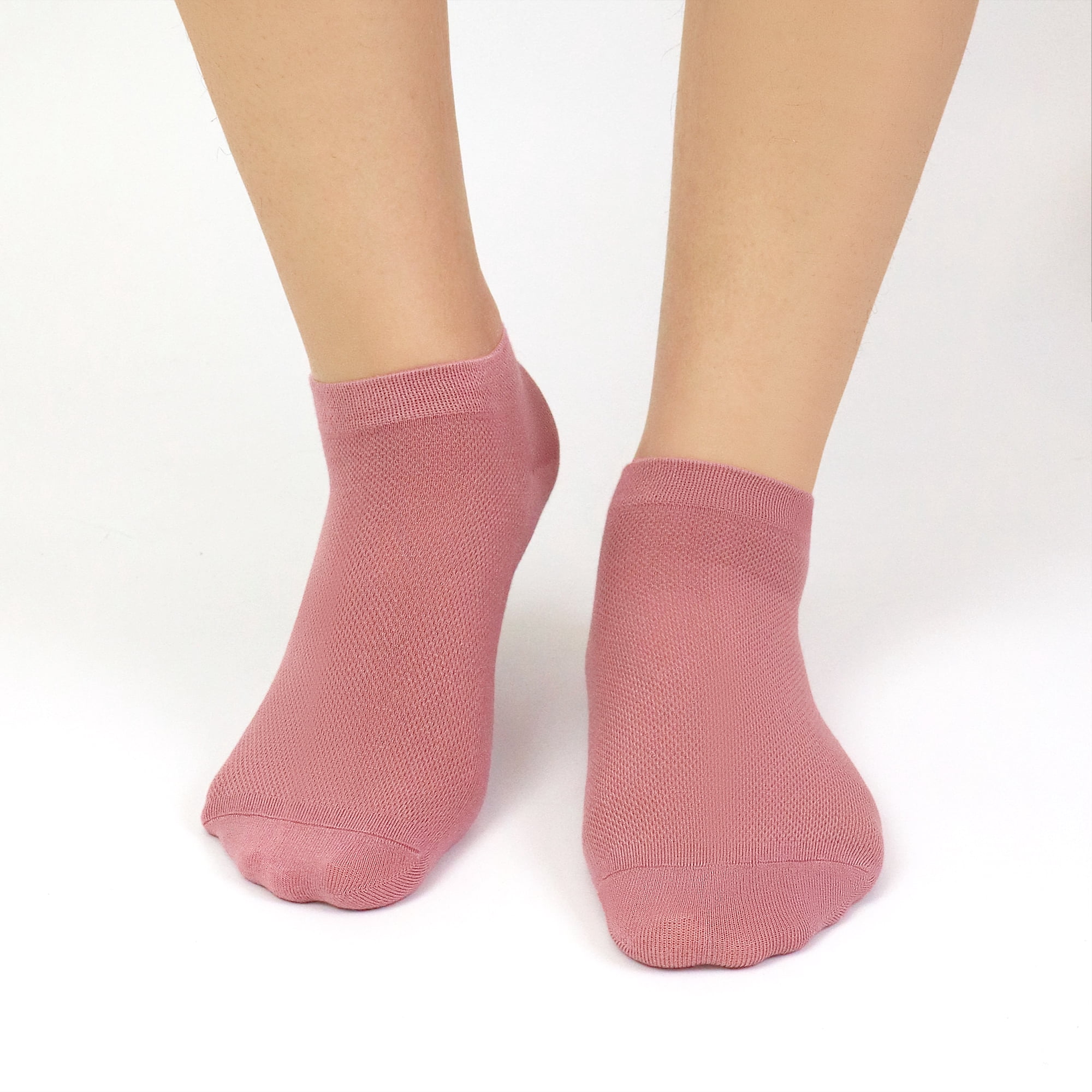 Breathable Viscose Bamboo Mesh Socks for Women – Lightweight, Low-Cut Ankle Odor Free – 50-Pair Bulk Set
