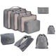 thumbnail image 4 of Bolsa de almacenamiento de viaje, conjunto de nueve piezas, bolsa de lavado, bolsa de almacenamiento para clasificación de ropa, conjunto de almacenamiento de viaje, 4 of 4