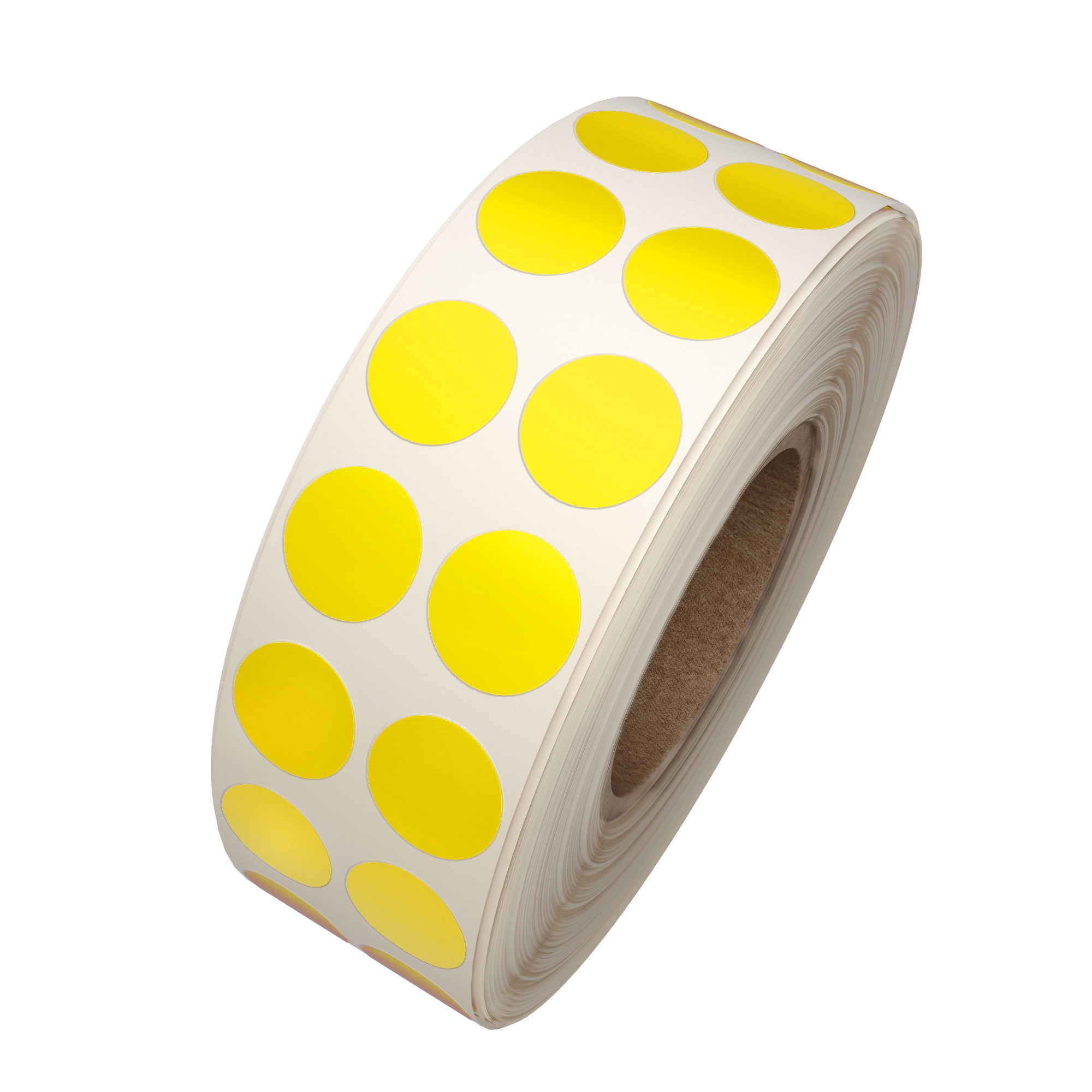 Royal Green Yellow Labels Sticker Dots on a Roll (0.375 inch) 10mm