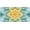 Ethnic Art Flower Floral, variant on RV Flower Anchor Ocean License Plate, Rust-Proof Aluminum Decorative Front Plate, 6 x 12 in