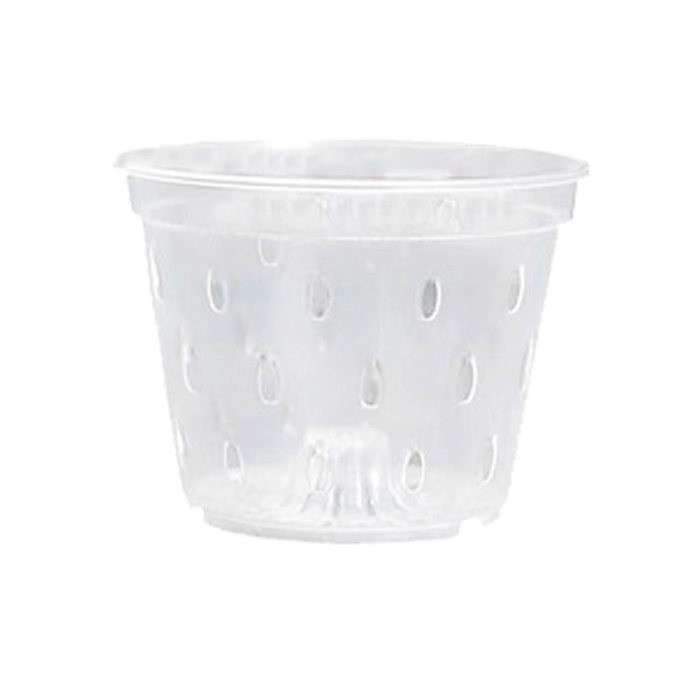 Product Category Flower Pots - 5 Inch Phalaenopsis Planter with Clear Orchid Pot Root Control Holes Basin and Tray