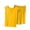 X074-Yellow, variant on Censtreet Pajama Set for Women Modal 2 Piece Lounge Set Short Sleeve Tops and Shorts Soft Sleepwear