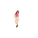 thumbnail image 3 of Aeropostale Womens Cross back Crop Tank Top, rosa, grande, 3 of 3