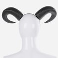 thumbnail image 3 of 2pcs Buey Horn Dadands Party Bandas decorativas para el cabello Diadema de festival ajustable para adultos, 3 of 8