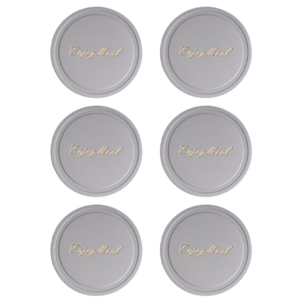 6 posavasos redondos gruesos, almohadillas aislantes del calor, almohadillas antiescaldaduras, tazas de té para el hogar, alfombrillas antideslizantes para cuencos