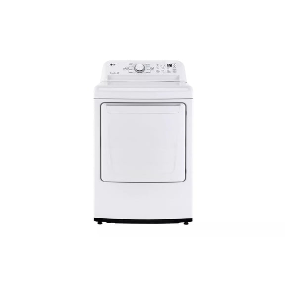 LG DLE7000W 7.3 Cu. Ft. White Front Load Electric Dryer