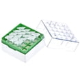 thumbnail image 4 of Unique Bargains Freezer Tube Box 25 Places Waterproof Polypropylene Holder Rack for 1.8/2ml Microcentrifuge Tubes, Green 4Pcs, 4 of 5