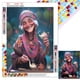thumbnail image 1 of Con Cuentas Cuadradas 5D DIY Kit Abuela Amable Del 30x40cm, 1 of 9