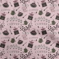 thumbnail image 1 of oneOone Rayon Mauve Fabric Text Fabric For Sewing Printed Craft Fabric By The Yard 56 Inch Wide, 1 of 5