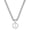 Gold H, variant on Stainless Steel Iced Out Letter Pendant Necklace A-Z 26 Capital Initial Alphabet Name Necklace Rope Chain Personalized Jewelry Gift for Women