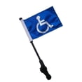 thumbnail image 2 of Handicap Small 6in.x9in. Golf Cart Flag EZ On & Off Bracket, 2 of 2