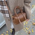 thumbnail image 2 of Mensajero Color Sólido Carrying Fashion Bolso Hombro para Mujeres PU Cierre Ajustable La Al Aire Libre, 2 of 9