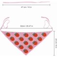 thumbnail image 5 of 2Pcs Crochet Bandana Head Kerchief Knitted Hair Scarves Crochet Hair Kerchief Tie Bcak Headwrap Floral, 5 of 8