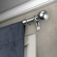 thumbnail image 2 of 5/8" Dia Adjustable 84"-120" single curtain rod with Maude Finials - Satin Nickel,(5710-845), 2 of 3