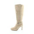 thumbnail image 2 of Naturalizer Women's Taelynn Knee High Boots Taupe Suede Wide Calf 8.5M, 2 of 8