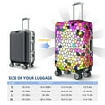 thumbnail image 5 of Goofa Colorful Tie Dye Stained Glass 3 Pattern Luggage Covers For Suitcase,Suitcase Cover Protector Fit 18-32 Inch Luggage-X-Large, 5 of 9