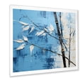 thumbnail image 4 of Designart "Serenity In A Forest Of Blue Bamboo IV" Bamboo Picture Framed Wall Art Living Room, 4 of 5