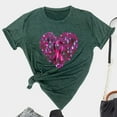 thumbnail image 2 of Ladies' Fashionable Casual Pullover Printed Round Neck Short Sleeved Top Hottest Deals, 2 of 4
