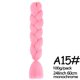 thumbnail image 1 of MISSQUEEN-Extensión de cabello trenzado sintético Jumbo para mujer, trenzas de color rosa, morado y amarillo, 24 pulgadas, 1 of 4