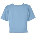 thumbnail image 5 of XIAOCHA Women's Twist Front Crop Tees Short Sleeve Crew Neck Pullover Top Casual Summer Tops, 5 of 5