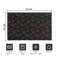 thumbnail image 5 of Black Butterfly Orange Line Pattern Door Rugs,Washable Non Slip Door Mats Indoor,Decorative Door Mats,Entry Mat Indoor for Entrance,Bedroom,Kitchen,Bathroom,20"x32", 5 of 6