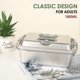 thumbnail image 3 of Stainless Steel Bento Box for Adults, 1800ml 3-Compartment Leak-Proof Metal Lunch Container with Secure Locks & Insulated Design, 3 of 5