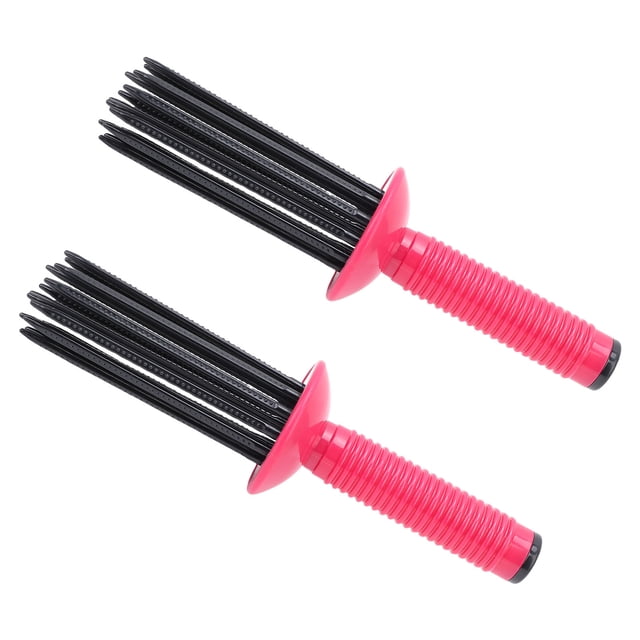 Herramienta 2 Uds, Peine Para Rizar, Herramienta Antideslizante Para Cabello Rizado, Moldeador Voluminizador Con 17 Dientes Redondeados
